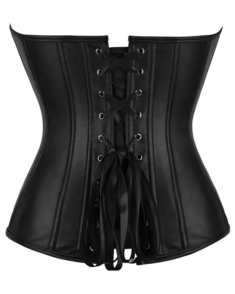Women's PU Leather Waist-Cinching Corset