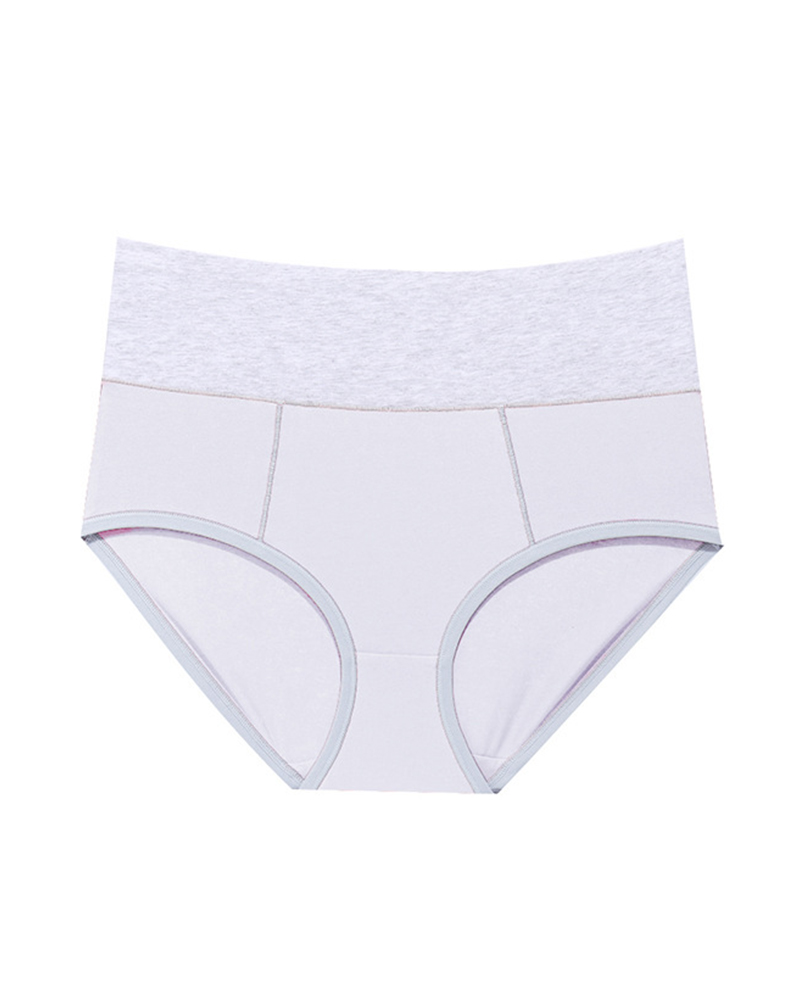 High Waist Cotton Crotch Sports Briefs