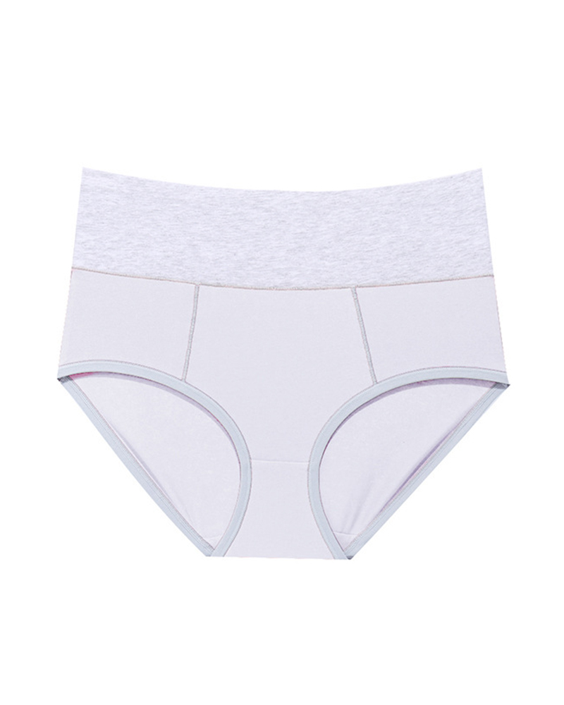 High Waist Cotton Crotch Sports Briefs