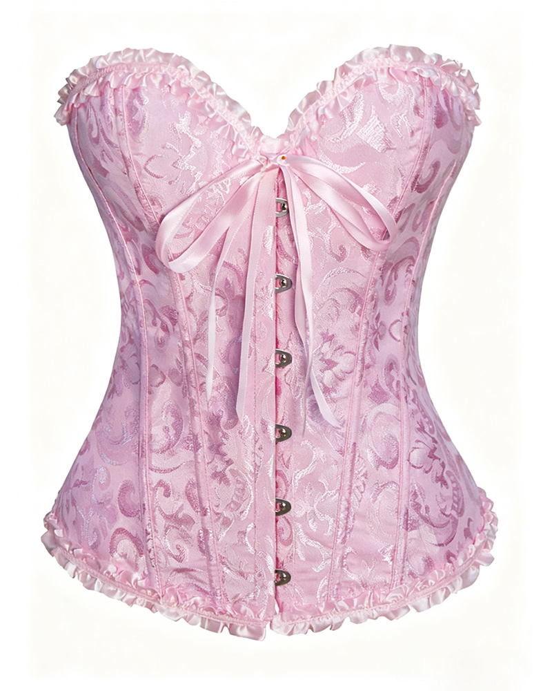 Lace-Up Waist Shaping Corset-Curvy-Faja