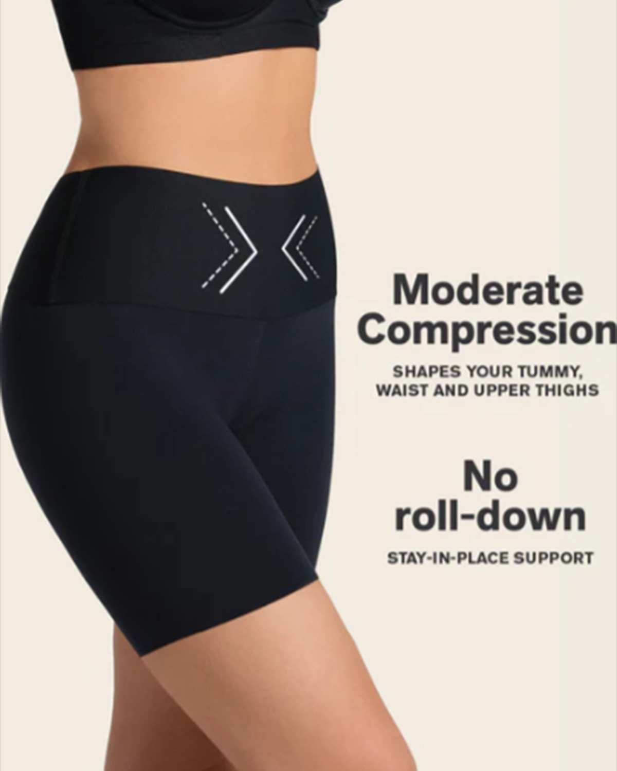 High-Waisted Tummy Leggins butt Sculpting Shaper Shorts-Curvy-Faja