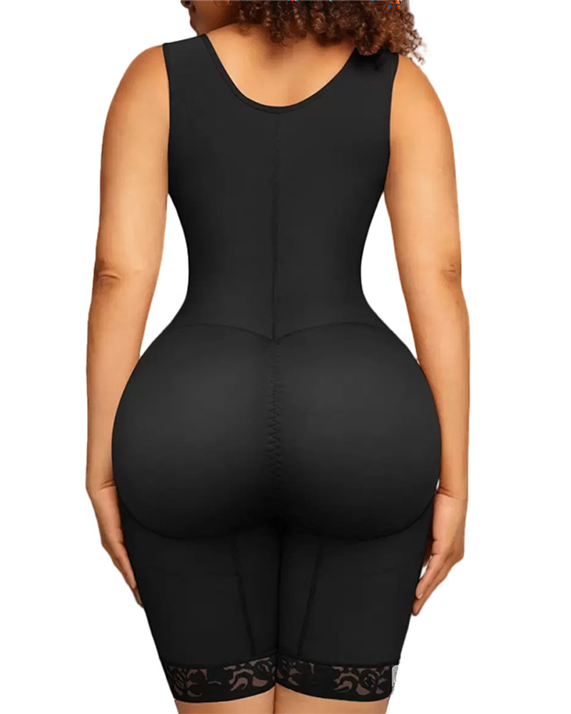 Tummy-Controlling Waist-Tightening Butt-Lifting Body-Shaping Suit-Curvy-Faja