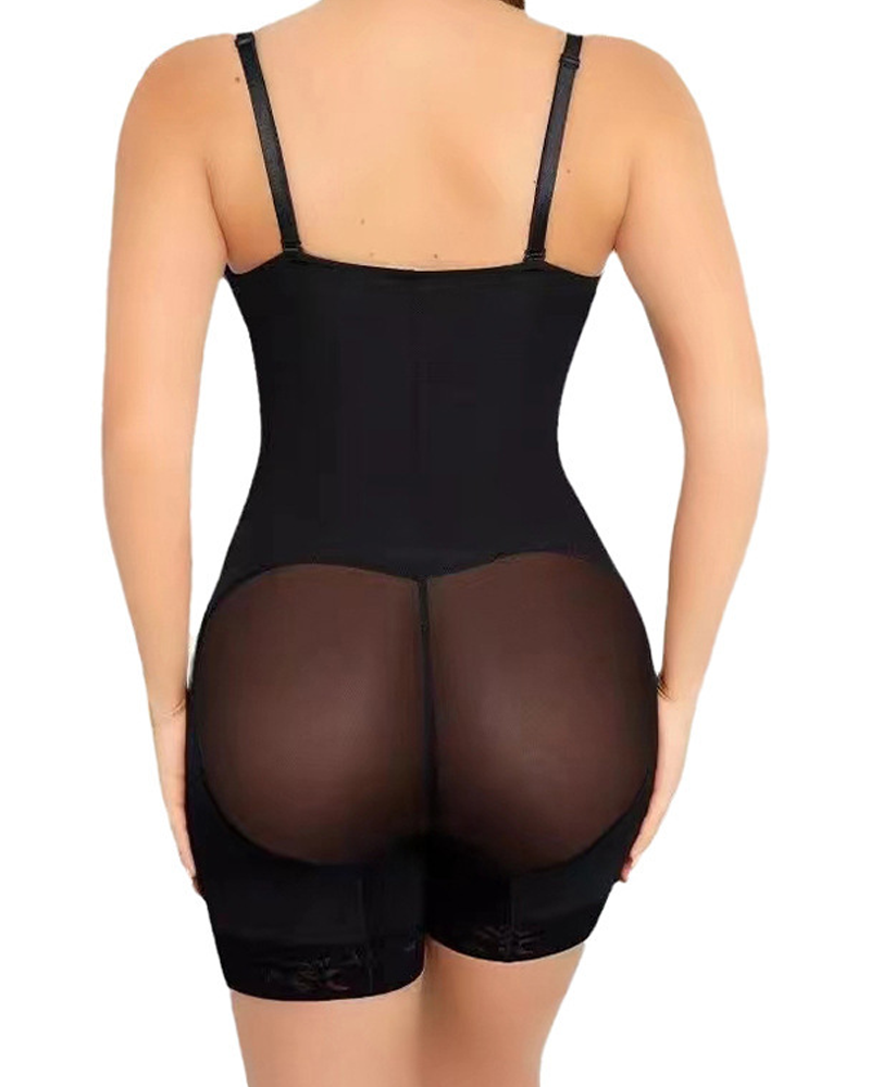 Sexy Cutout Bodysuit Tummy Control Hip Lifting Shaping