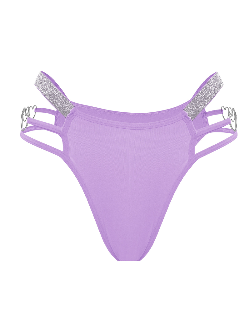 Thin Ribbon Heart-Shaped Multi-Layered Decorative Underwear