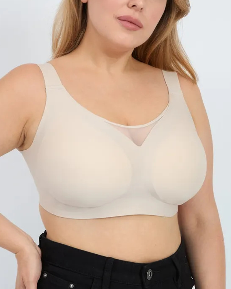 Wire-Free And Anti-Sagging Jelly Bras Can Support The Side Breast Tissue For Valentine's Day.