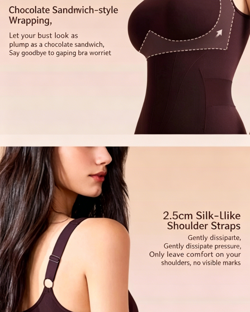 270° Open-Back Tummy Control Butt Lifter Shaping Bodysuit