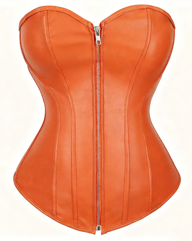 Women's PU Leather Waist-Cinching Corset