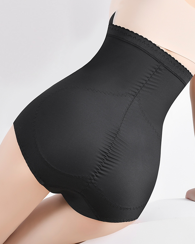 Adjustable Hook Closure Waist Trainer Butt Lifter Shorts-Curvy-Faja