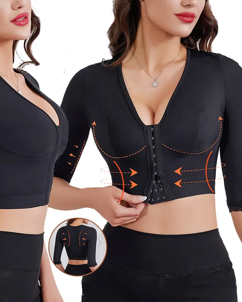 Push-Up Shaping Long-Sleeved Top