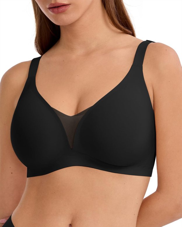 Deep V Soft Support Seamless Bra
