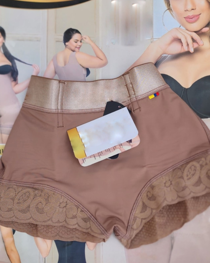 Low Waist Seamless Tummy Control Butt Lifting Faja Shorts