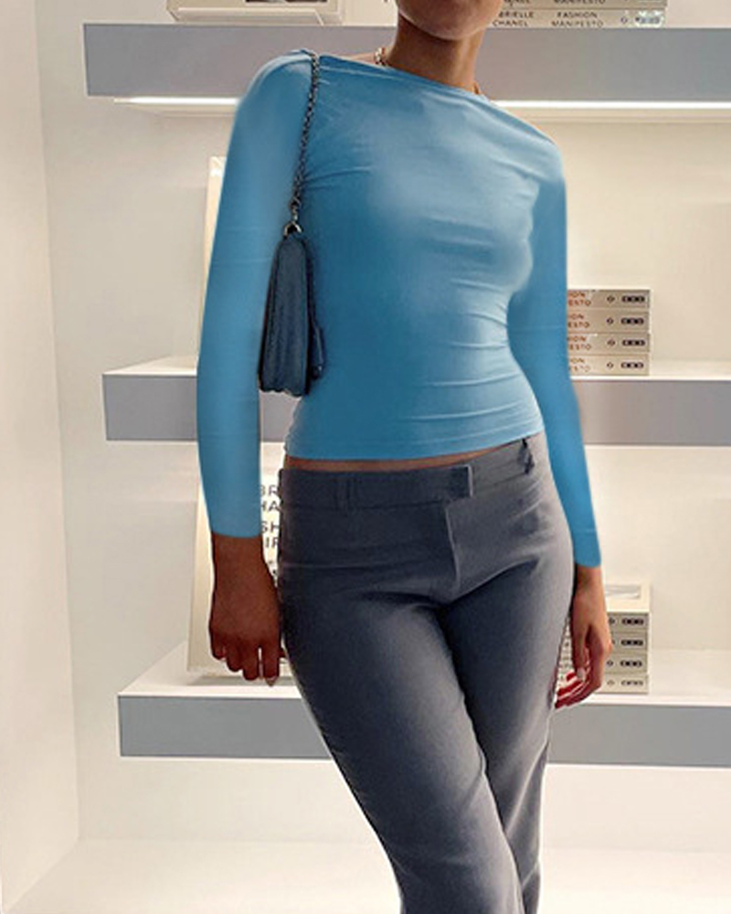 Reversible T-Shirt Top-Curvy-Faja