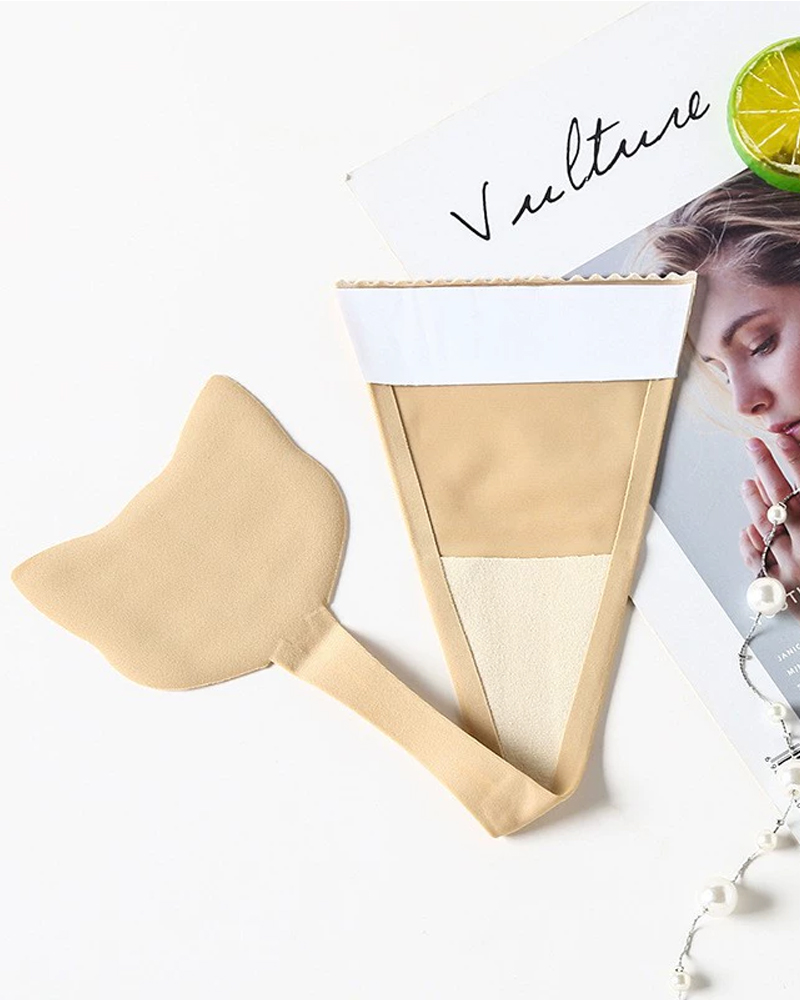 Sexy Reusable Silicone Self-Adhesive T-Back Panties-Curvy-Faja