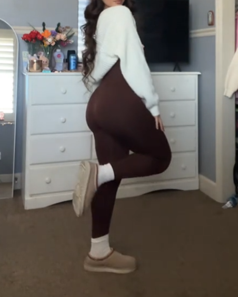 Slim V-Neck Sexy Jumpsuit (Pre-Sale)