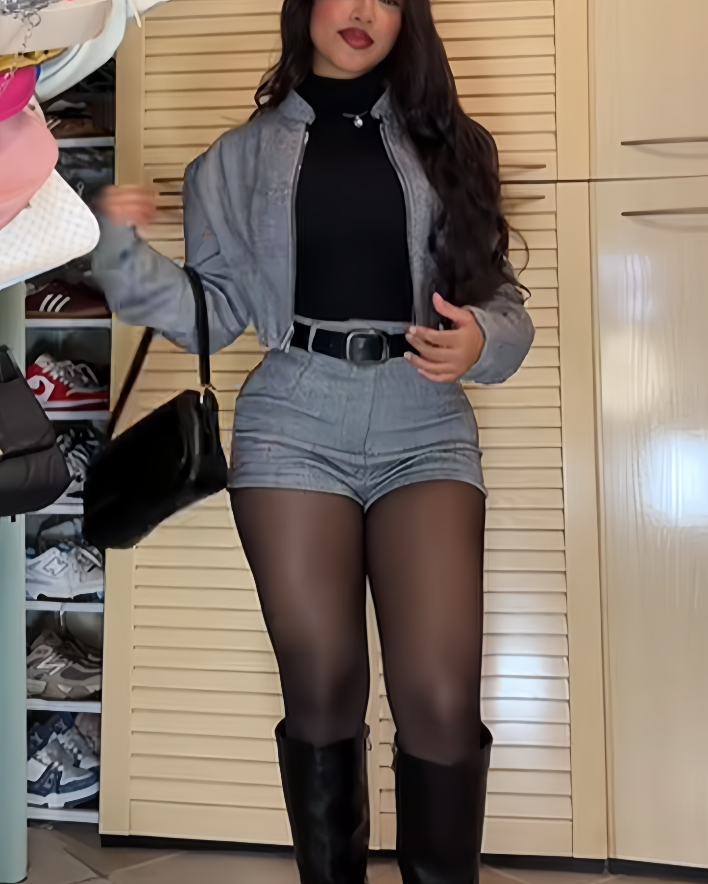 Urban Grey Suit Shorts Set (Pre-Sale)