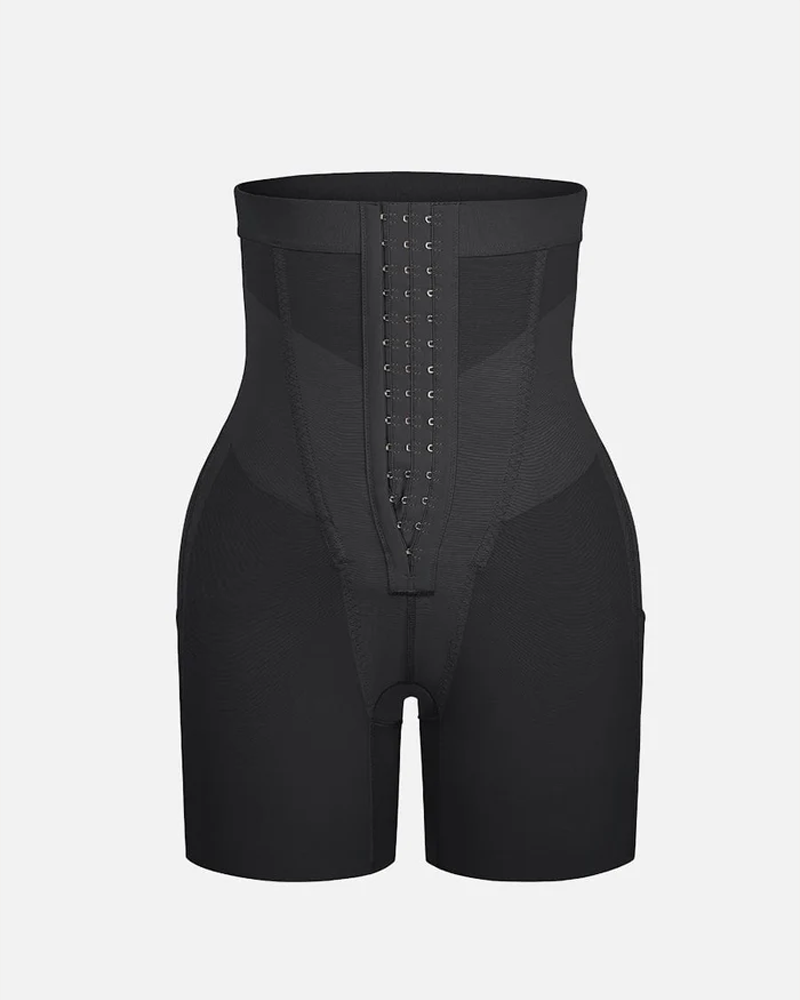Breathable Mesh High-Waisted Shaping Shorts With Tummy Control And Hip Lift (Pre-Sale)