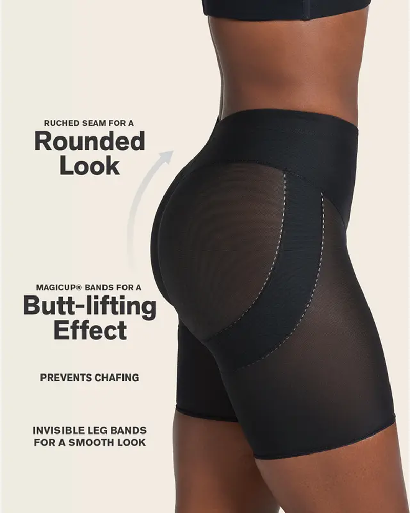High Waist Mesh Butt Lifter Compression Shaper Shorts（Pre-Sale）