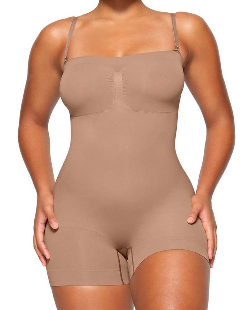 Slimming Bodypiece With Removable Shoulder Strap-curvy-faja