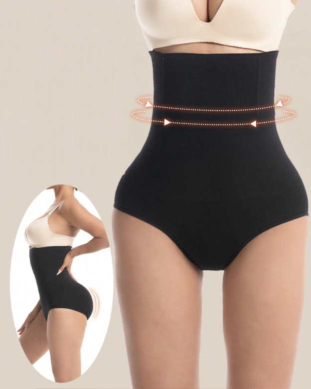 Seamless Tummy-Control High-Waisted Body-Shaping Pants-Curvy-Faja