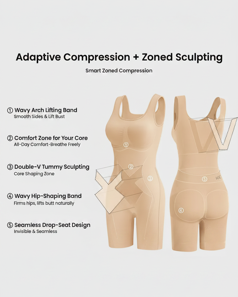 Wide Strap Easy‑Off Tummy Control Butt Lifting Shapewear（Pre‑Sale）