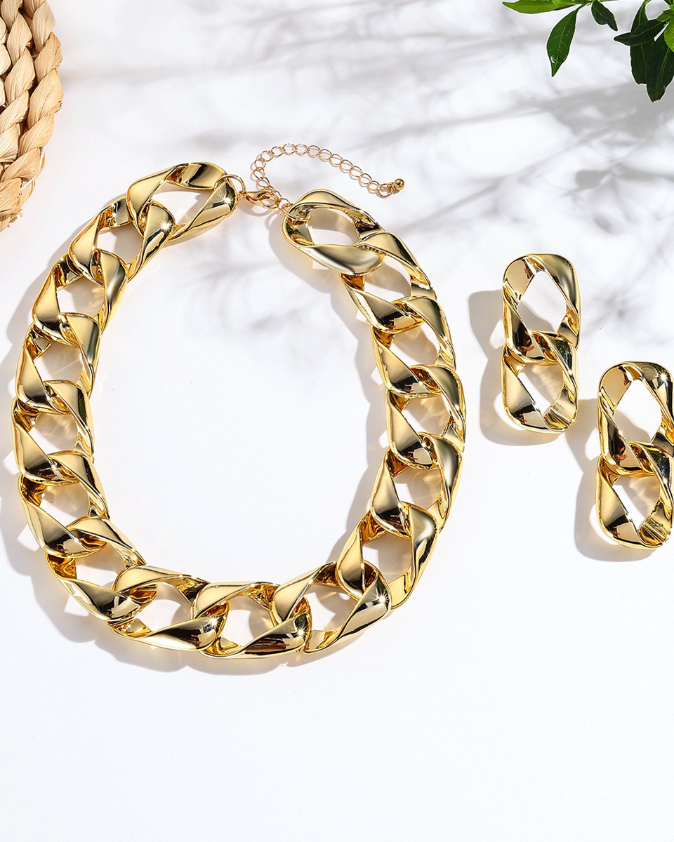 Fashion Fluorescent Jewelry Set-Curvy-Faja