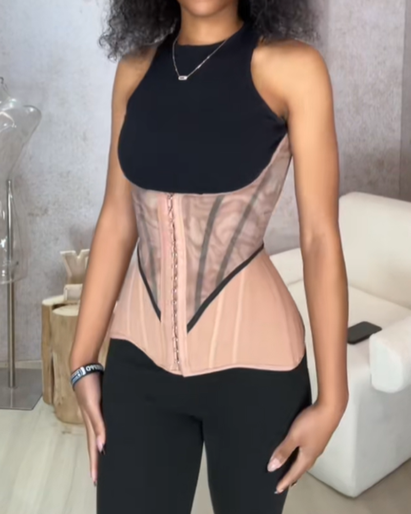 21-Steel-Ribbed Tummy Control And Shaping Waist Belt-Curvy-Faja