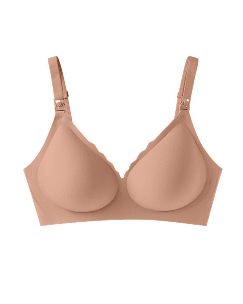 Jelly Support Comfort Seamless Wire-Free Maternity Nursing Bra
