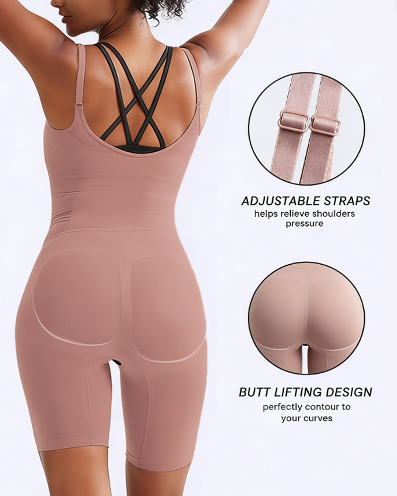 Tummy-Flattening Hip-Lifting Bust-Opening Shaping Bodysuit