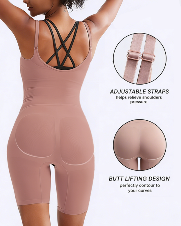 Tummy-Flattening Hip-Lifting Bust-Opening Shaping Bodysuit