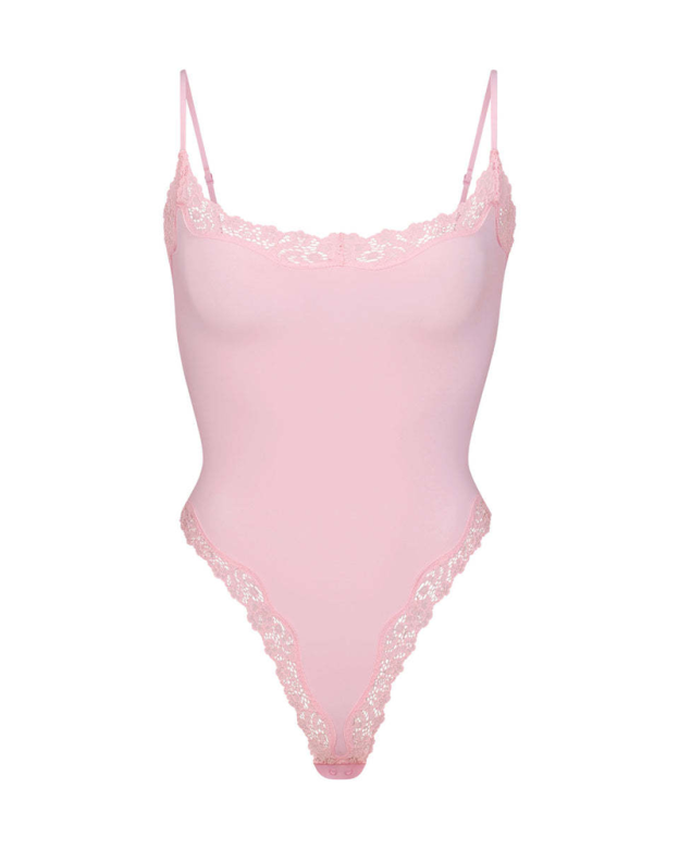 Sexy Halter-Neck Lace Bodysuit-Curvy-Faja