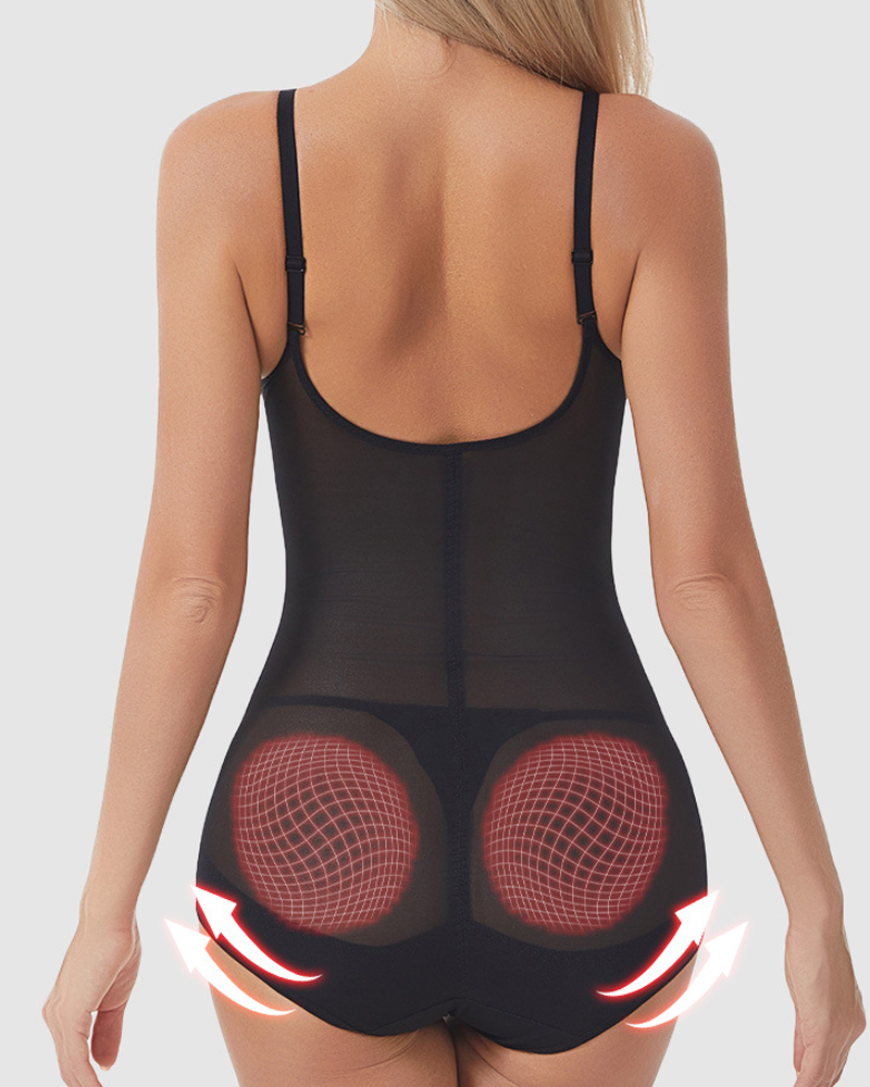 Belly Corset Waist-Tightening Chest Cover Body-Shaping Bodysuit-Curvy-Faja