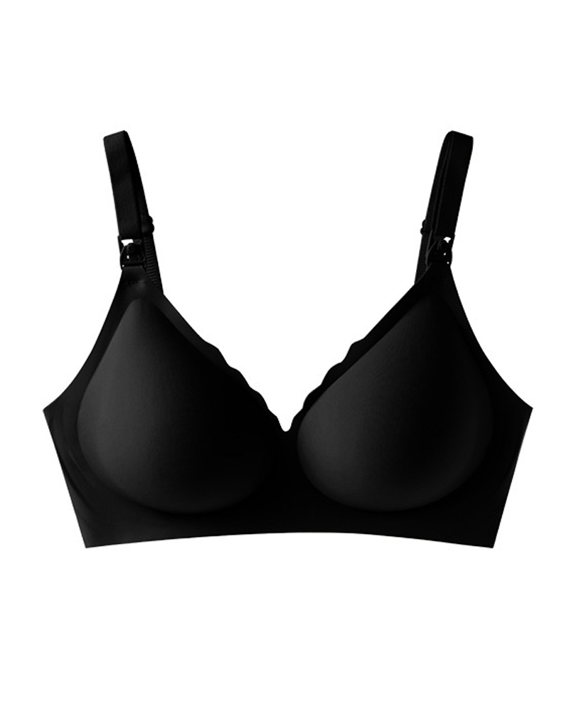 Jelly Support Comfort Seamless Wire-Free Maternity Nursing Bra