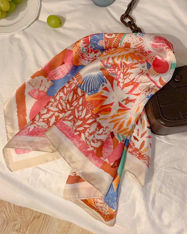 Retro French Silk Scarf Headband-Curvy-Faja