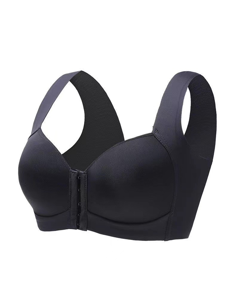 Front Clasp Push Up Bra-Curvy-Faja
