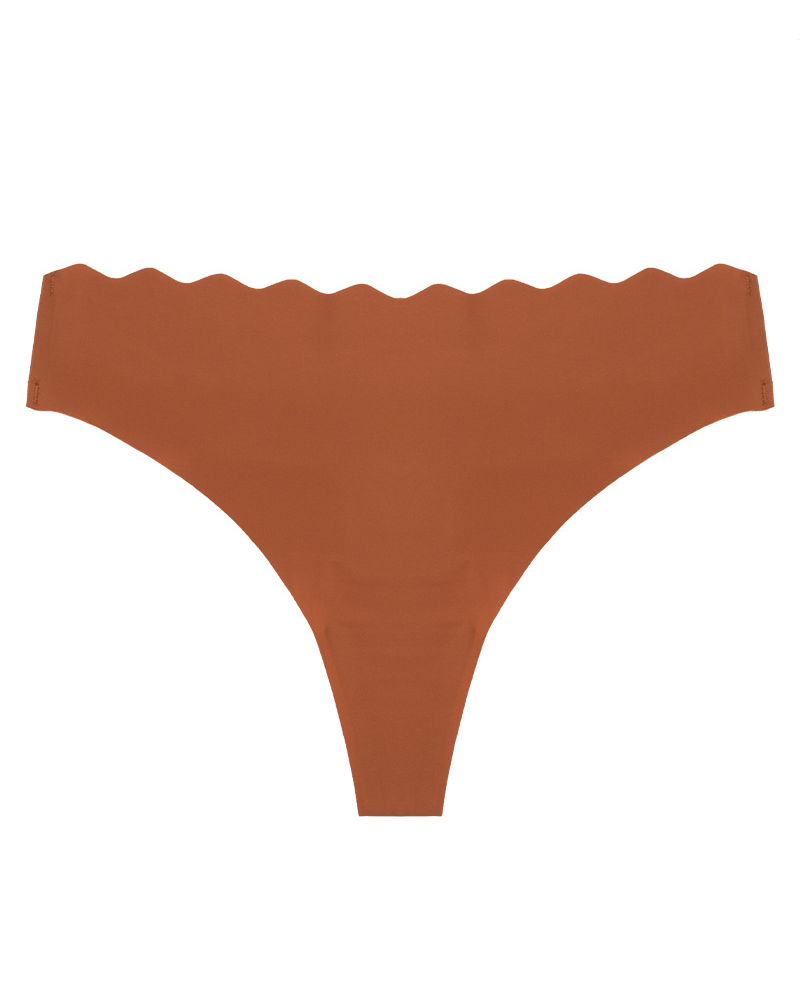 Women's Seamless Hollow-Out Wave Knickers Underwear