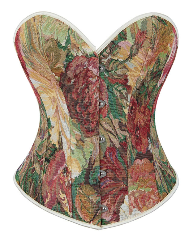 Retro Shaping Push-Up Fishbone Corset