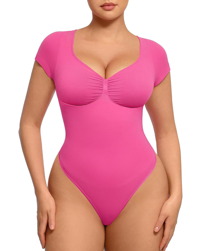 Seamless Body Shaping Bodysuit For Lifting Buttocks-Curvy-Faja