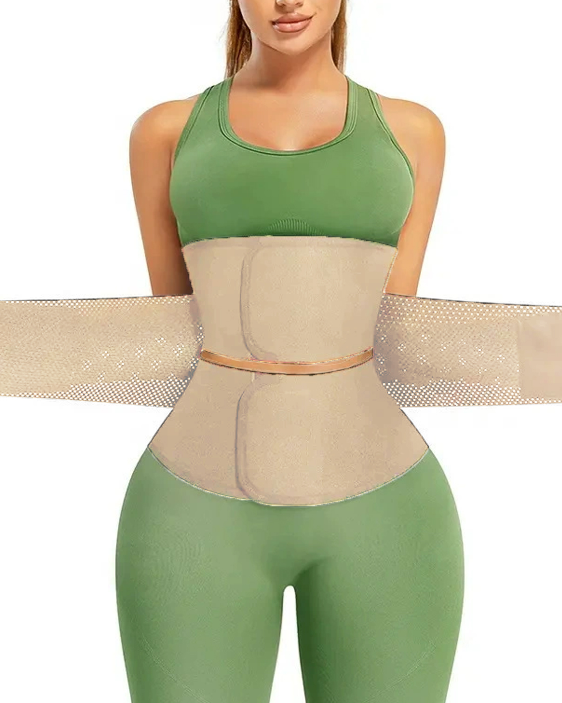 Sweat-Enhancing Waist Trainer for Shaping-Curvy-Faja