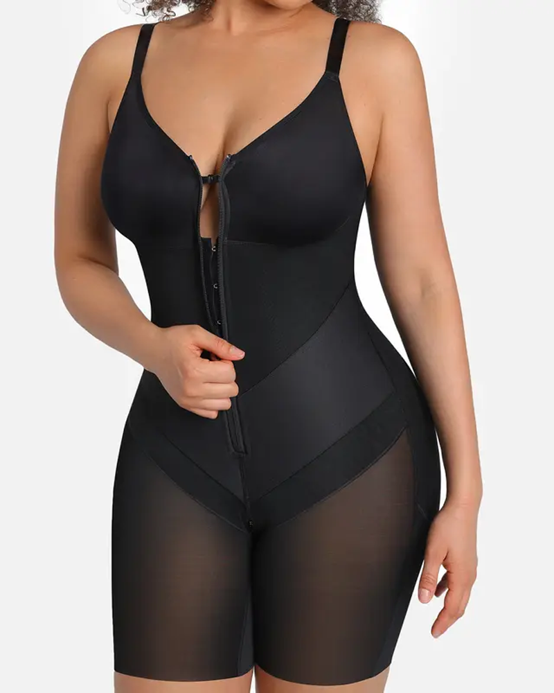 Women's Tummy Control and Hip Lifting Full Body Shapewear with Front Zipper （Pre-Sale）