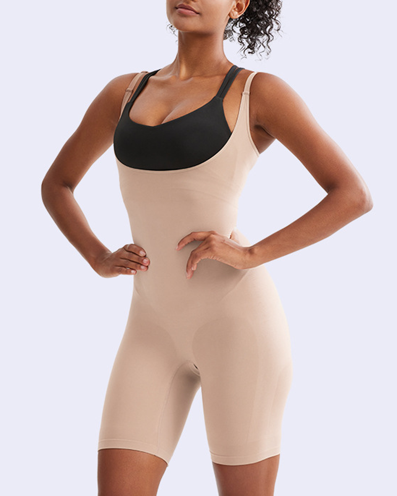 Tummy-Flattening Hip-Lifting Bust-Opening Shaping Bodysuit