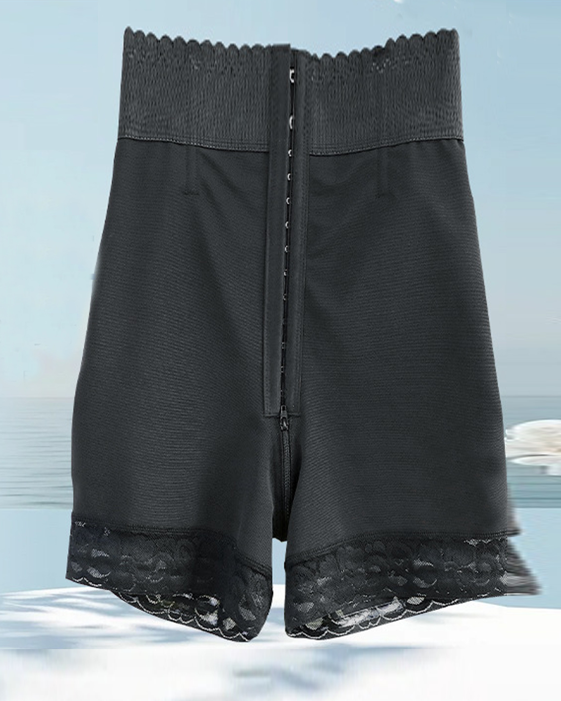 Body Shaping Tummy Tuck Hip Lifting Buttoned High Elastic Shaping Pants