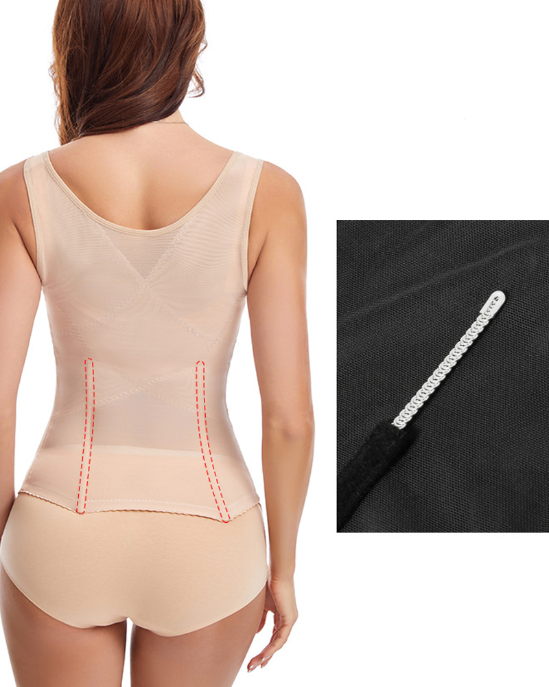 Plus Size Thin Seamless Shaping Tummy Control Waist Vest