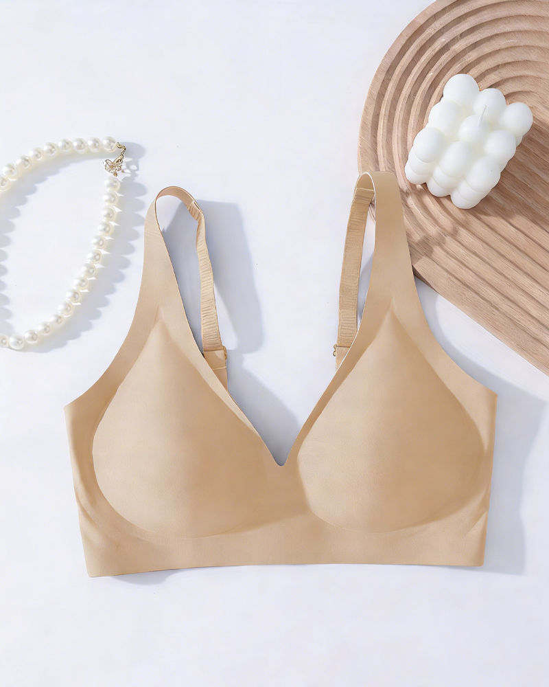 Jelly-Like Seamless Underwear Comfortable And Supportive Wire-Free Bra