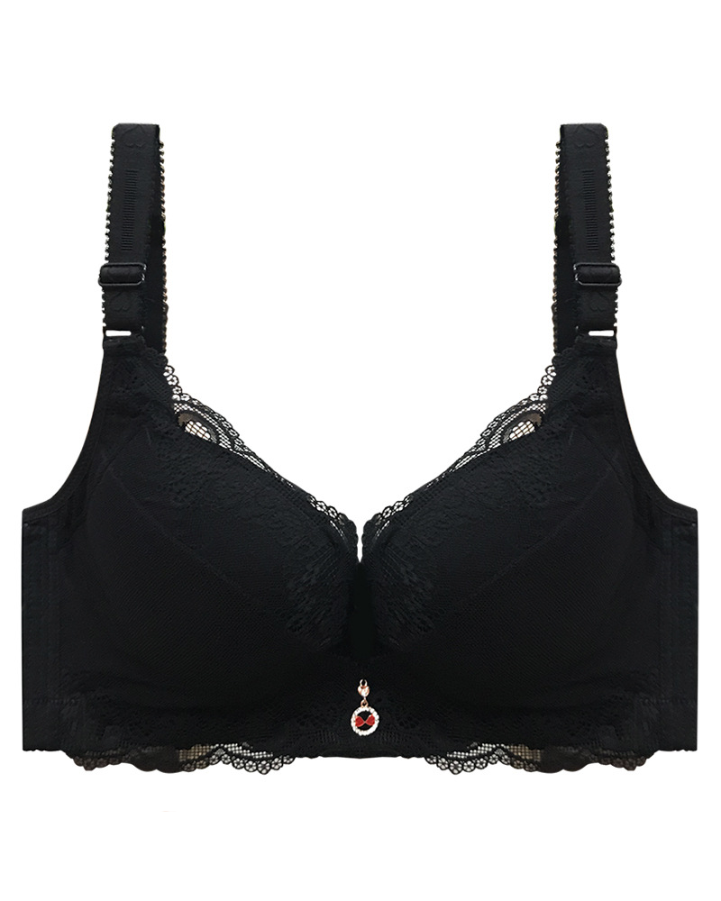 Underwire Floral Comfort Lace Push Up Bra