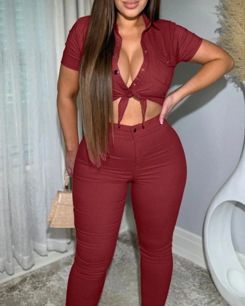 Light Denim Jumpsuit