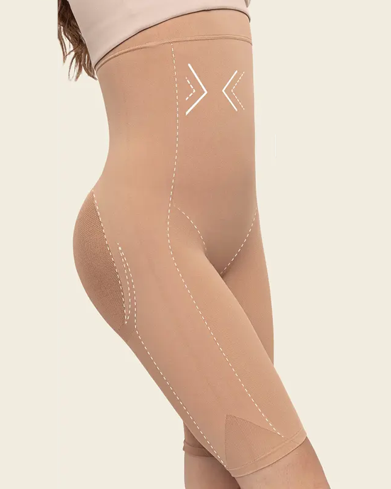 Invisible High-Waisted Shaping Shorts (Pre-Sale)-Curvy-Faja