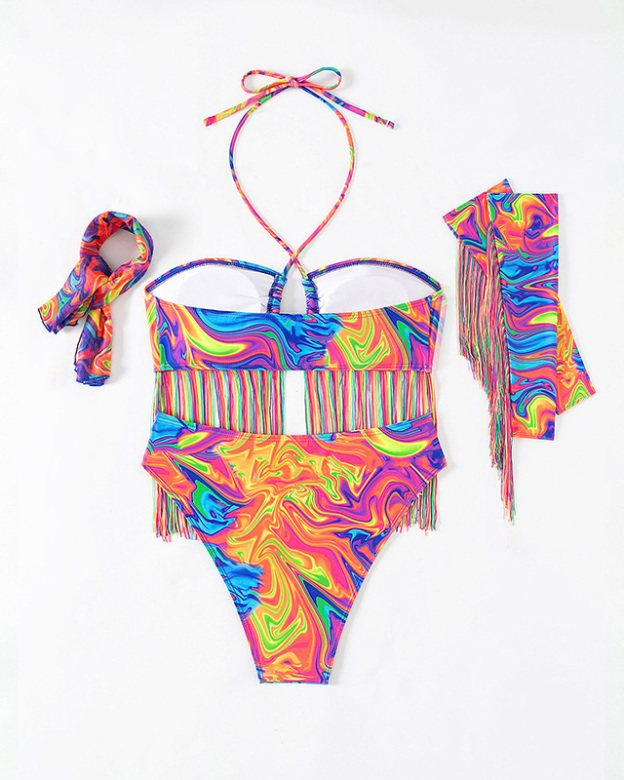 Four-Piece Swimsuit-Curvy-Faja