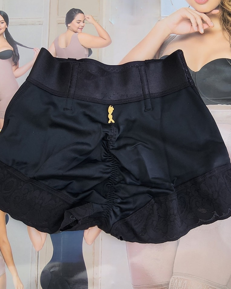 Low Waist Seamless Tummy Control Butt Lifting Faja Shorts