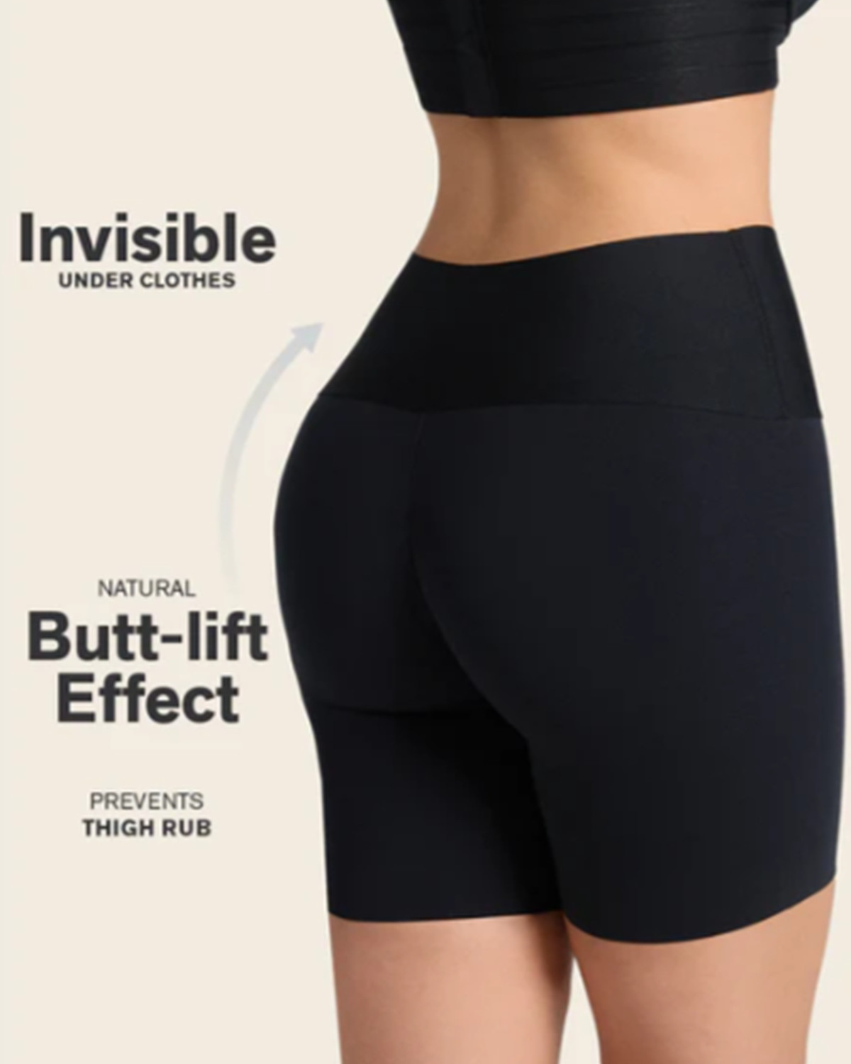 High-Waisted Tummy Leggins butt Sculpting Shaper Shorts-Curvy-Faja