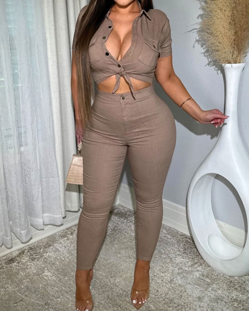 Light Denim Jumpsuit